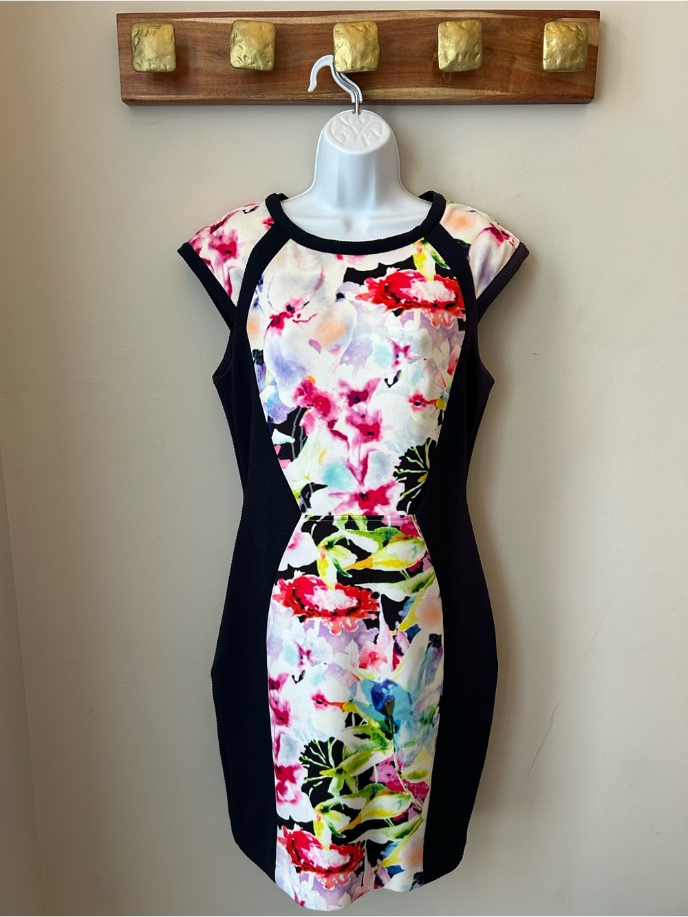 Pink Martini Cocktail Dress - Watercolor Bodycon size M